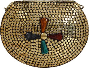 New Design Handcraft Eco-Friendly Women Girl Mosaic Clutch Ethnic Fashion Chains Beading Waterproof Mosaic <b>Wallet</b> <b>Cheap</b> Price - Product Image 2