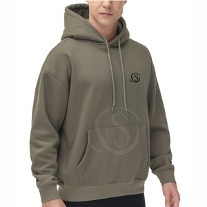 Custom Design High Quality 100% Cotton Solid <b>Pullover</b> <b>Men</b> Hoodies Casual Winter Clothing Quick Dry Breathable - Product Image 4
