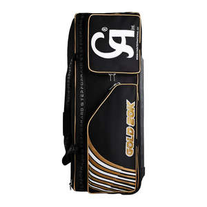 Bolsa de Cricket CA 20K Gold con Ruedas, Diseño en Negro/Dorado - Product Image 2