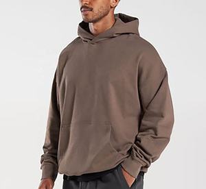 Sudadera con Capucha de Lujo para Hombre, 500 GSM, Mezcla de Algodón y Poliéster, Gruesa, Térmica, para Invierno, Proveedor OEM Personalizado - Product Image 3