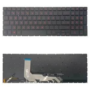Teclado de Repuesto Original para Portátil HP <span class=keywords><strong>OMEN</strong></span> <span class=keywords><strong>15</strong></span>-en <span class=keywords><strong>15</strong></span>-en0013dx <span class=keywords><strong>15</strong></span>-en1013dx <span class=keywords><strong>15</strong></span>-en0023dx, Color Rojo y Negro, Distribución Estadounidense - Product Image 1