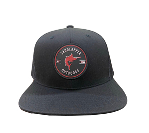 Sombreros de camionero de 6 paneles de ala plana de gran oferta con Parche de goma personalizado Gorras estructuradas de alto perfil ODM Sport Headwear Hecho en Vietnam - Product Image 1