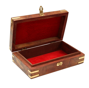 Boîte de rangement décorative en bois design moderne organisateur de bijoux personnalisé vente en gros pour la maison cuisine bureau organisation de rangement - Product Image 2