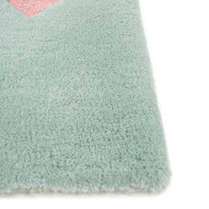 Best Designed PMA-01 Wool and Rubber Hand Tufted Rug Custom Made Modern Style Indian <b>Door</b> Kitchen Logo Charcoal/Multi Color - Product Image 4