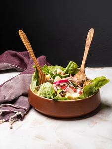 Mini juego de espátula de madera de Olivo de 8 pulgadas, juego de espátula de madera pequeña, juego de Mini espátula antiadherente resistente al calor para hornear y cocinar - Product Image 5