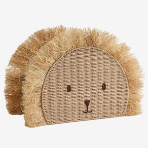 ตะกร้าหญ้าทะเลรูปทรงสิงโตน่ารักตะกร้าหวายสานด้วยมือสำหรับจัดระเบียบของตกแต่งตามธรรมชาติสำหรับห้องเด็กเล็ก - Product Image 1