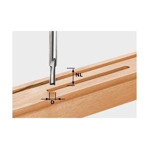 Fraise à rainurer Festool à pointe en carbure HW S8 D 3-8mm - Product Image 1