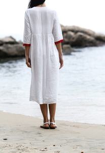 ชุดเดรสยาวลายดอกไม้สุดเซ็กซี่ของผู้หญิงชุดเดรสสำหรับวันหยุดขนาดพิเศษของผู้หญิงชุดเดรสแฟชั่นลำลองสำหรับผู้หญิง - Product Image 5