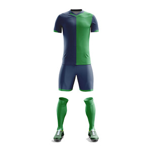 Uniforme de Fútbol Económico y Duradero, 100% Poliéster, Transpirable y de Secado Rápido, Personalizable para Entrenamiento y Partidos Masculinos - Product Image 1