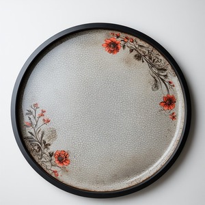 Bandeja de Hierro Metálica de Primera Calidad con Brillo Opulento, Detalles Dorados Metálicos, Superficie Brillante, Diseño Art Deco Minimalista, Decoración Ligera para el Hogar - Product Image 6