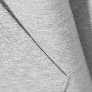 เสื้อครอปแบบมีฮู้ดสำหรับผู้ชาย500gsm โอเวอร์ไซส์เปิดไหล่เรียบหรูน้ำหนักมากทำจากผ้าฝรั่งเศส2025 - Product Image 3