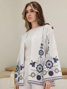 Última colección bordado algodón seda Georgette Salwar Kameez Suite inferior Dupatta indio pakistaní ropa para - Product Image 3