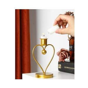 Ensemble de bougeoirs en métal bohème chic avec découpes détaillées, parfait pour la pièce principale, le salon, la chambre ou les événements - Product Image 5