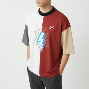 เสื้อยืดทรงบ็อกซี่ผู้ชายแบบเป็นมิตรต่อสิ่งแวดล้อม ผลิตจากโรงงานโดยตรง เนื้อผ้านุ่มสบาย รับออกแบบตามสั่ง ขายส่ง - Product Image 4