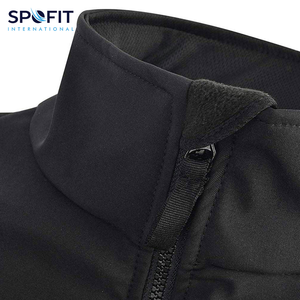 Chaqueta de Lona Softshell Unisex de Alta Calidad con Logotipo Personalizado para Invierno y Otoño, Transpirable, Impermeable, con Capucha y Forro de Algodón - Product Image 4
