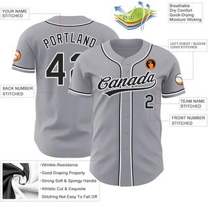 OEM Custom Baseball Jersey Sublimated Stitched Breathable Team Uniform Sportswear Set for Men Women Youths - Product Image 3