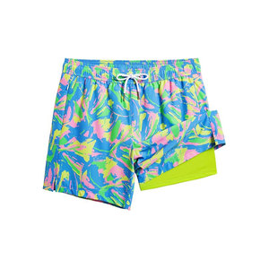 Ropa deportiva de poliéster de doble capa de secado rápido de verano de alta calidad con logotipo personalizado pantalones cortos de malla para hombre personalizados envío DDP - Product Image 1