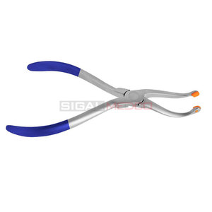 Pince de retrait de couronne professionnelle pince orthodontique Joint de tour corps en acier inoxydable et bande de poignée en PVC Instruments médicaux - Product Image 5