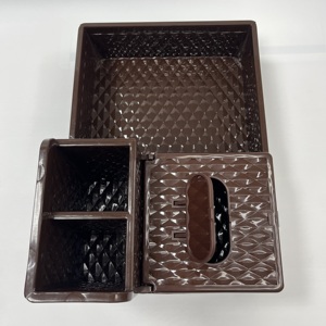 Plateau à baguettes en plastique de qualité supérieure avec compartiment à épices OEM PP écologique disponible en grande quantité - Product Image 2