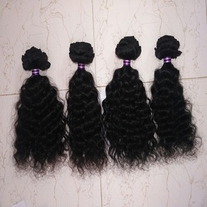 Extensiones de cabello Remy virgen indio 100%, rizos de trama de máquina sin procesar negros naturales, venta al por mayor, disponibles a granel - Product Image 3