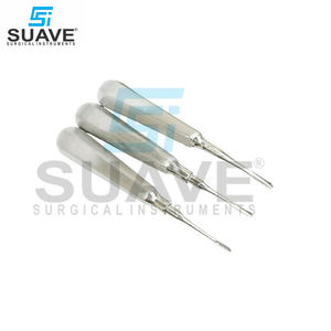 Elevadores de raíz apical de extracción quirúrgica Instrumentos dentales de acero inoxidable de la izquierda por INSTRUMENTOS SURGICAL SUAVE - Product Image 5