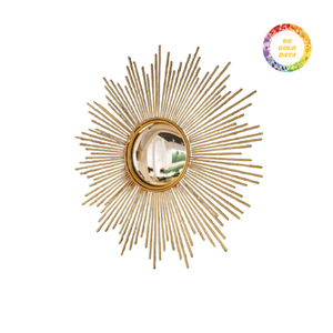 Espejo de ratán hecho a mano diseño tejido para sala de estar y dormitorio - Product Image 4