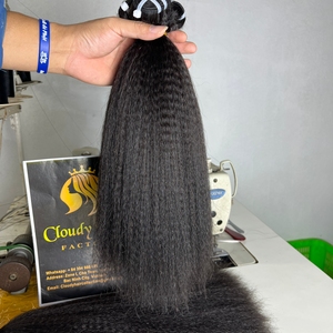 Vietnam Extensions de tissage de cheveux vierges droits crépus 10A Grade 3 Bundles 100% Style de vague naturelle non traitée du Vietnam - Product Image 4