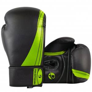 Guantes de boxeo de cuero PU de cuero de vaca de diseño personalizado de alta calidad disponibles 10oz 12oz 14oz 16oz tamaños para perforación deportiva Material de PVC - Product Image 2