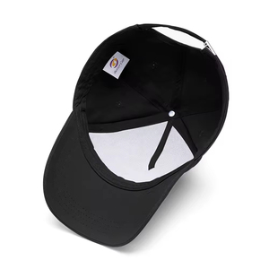 Logotipo personalizado ala curva sin estructura de poliéster sombrero para correr al por mayor de secado rápido de 6 paneles gorras deportivas - Product Image 5