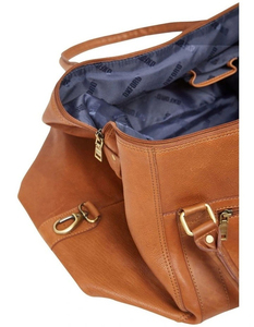 Bolsa de lona de cuero de gran capacidad para hombre, bolsa de viaje de fin de semana personalizada a la moda para gimnasio, deportes, Golf, lujo durante la noche con Oem - Product Image 3