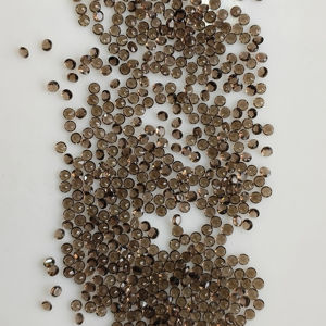 Quartz fumé naturel, coupe brillante ronde de 2,5 mm, pierre précieuse de qualité supérieure pour la fabrication de bijoux - Product Image 4