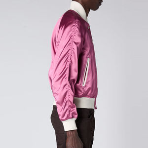 Meilleur fabricant de vêtements, logo personnalisé, vestes en satin pour hommes, fournisseur direct d'usine, vêtements de rue, veste en satin pour hommes - Product Image 6