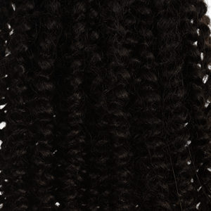Extensiones de Cabello Rizado Orgánico de 10 Pulgadas con Clip, Fibra Resistente al Calor, Estilo Ondulado Jerry Curl - Product Image 3