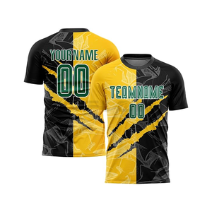 ชุดเสื้อฟุตบอลระบายอากาศเสื้อฟุตบอลผ้าโพลีเอสเตอร์100% สำหรับทุกเพศเสื้อเจอร์ซีย์ทีมแห้งเร็วสินค้าตามสั่ง - Product Image 4