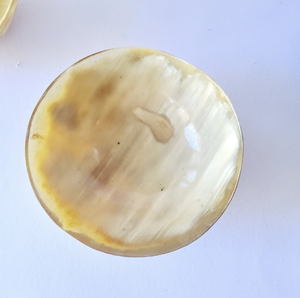 Bol de service décoratif en corne ronde ustensiles de cuisine style table à manger décor maison et cuisine bol à salade et fruits fabriqué en inde - Product Image 3