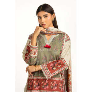 Conjunto de Traje de 3 Piezas con Estampado Jacquard para Mujer IUSTKSD-1169 - Product Image 4