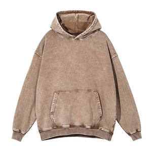 Sudadera con capucha al por mayor de fabricantes de ropa logotipo personalizado Sudadera con capucha de gran tamaño unisex Sudadera con capucha de peso pesado para hombre impresa personalizada - Product Image 4