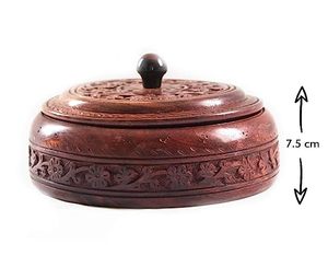 ชามไม้ชุดชามสลัดไม้พร้อมฝาปิดจาก Falak World - Product Image 3