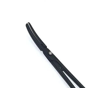 Ciseaux bipolaires électriques à micro-pointe en acier inoxydable allemand, couleur noire brillante, revêtement - Product Image 3