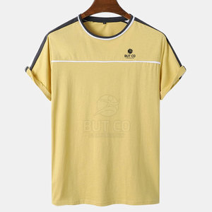 T-shirts pour hommes de nouveau style les plus populaires 100% coton taille et conception personnalisées respirant de haute qualité en stock - Product Image 1