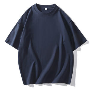 เสื้อยืดผู้ชายคุณภาพสูง 100% ผ้าฝ้าย รับผลิตตามสั่ง เสื้อยืดโอเวอร์ไซส์เนื้อหนา สำหรับพิมพ์ลาย เสื้อยืดผู้ชาย - Product Image 5