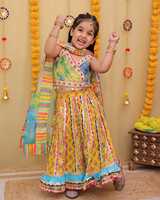 Sharara costume filles enfants ethnique Shalwar Kameez indien Punjabi Style pakistanais broderie mariage et fête festive porter des enfants