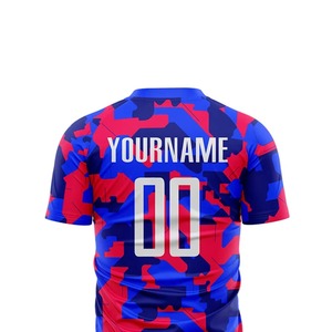 Maillot de football personnalisé de qualité supérieure pour adultes – Nouveau style, respirant, séchage rapide, léger, coupe courte - Product Image 5