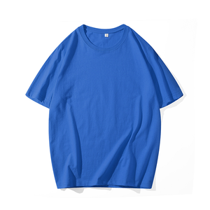 OEM Custom Multiple Colors Unisex Short Sleeve Casual T Shirt Loose Fit Men's Crew Neck Cotton Plain T Shirt - Product Image 2