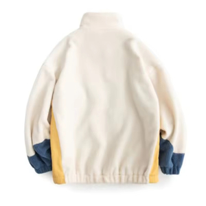 แจ็กเก็ตขนแกะ Sherpa สำหรับผู้ชายมีซิปเต็มปกสูงให้ความอบอุ่นความสบายและสไตล์ทันสมัยสำหรับกลางแจ้งฤดูหนาว - Product Image 6