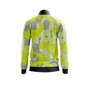 2025 ensemble de survêtement d'hiver décontracté pour hommes Logo personnalisé veste coupe-vent respirante zippée prix de gros - Product Image 2