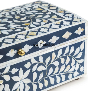 Elegant Bone Inlay Gift <b>Box</b> with Storage for Special Occasions by Tradebyd - Product Image 3