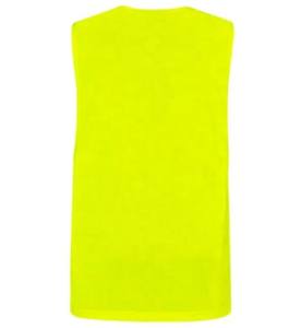 Men's High Visibility <b>Sleeveless</b> Tee His Vis <b>Sleeveless</b> Singlet Tee <b>Tshirt</b> - Product Image 4
