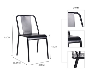 เก้าอี้รับประทานอาหารที่ไม่เหมือนใครพร้อมผ้านั่งสบายสำหรับห้องรับประทานอาหารเฟอร์นิเจอร์ห้องครัวโรงแรมวิลล่าเก้าอี้งานเลี้ยงแฮนด์เมด - Product Image 4