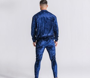 Survêtement en velours à impression numérique pour hommes Offre Spéciale anti-rides top tendance Survêtement en velours entièrement personnalisé avec les meilleures choses - Product Image 2